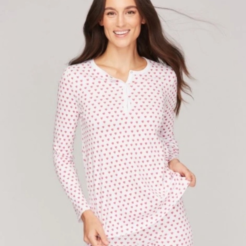 Anthropologie Roberta roller rabbit heart top sm